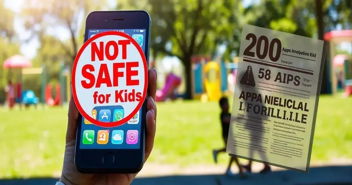 200 Apps na App Store Inadequados para Crianças