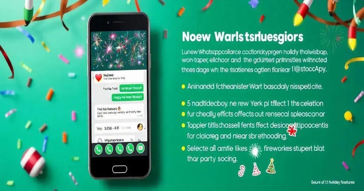 Novas Funcionalidades do WhatsApp para Festas