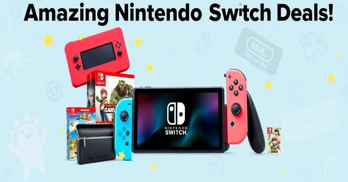 Principais Ofertas do Nintendo Switch