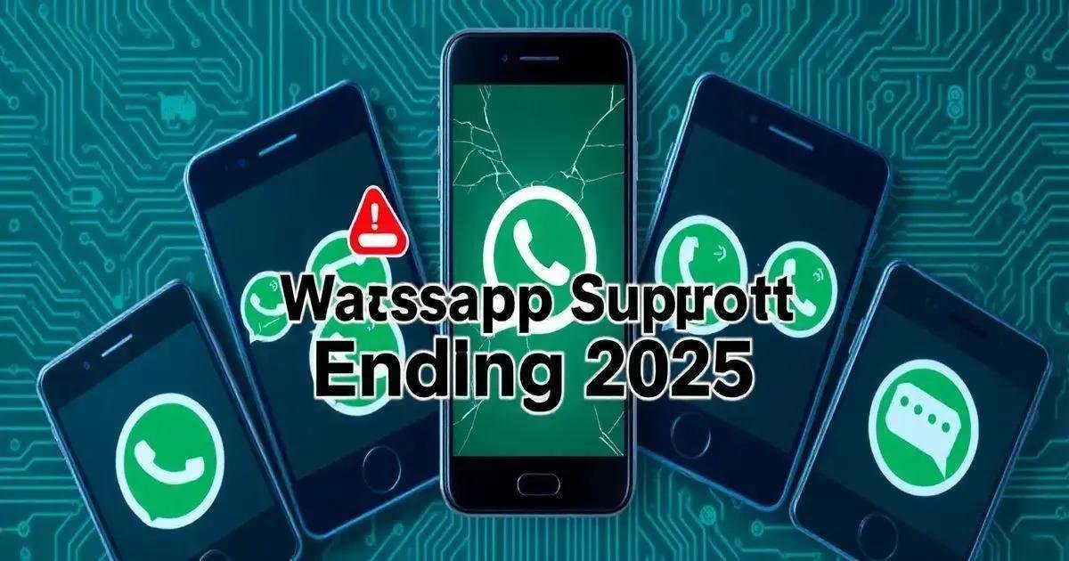 WhatsApp não funcionará em vários celulares a partir de 2025
