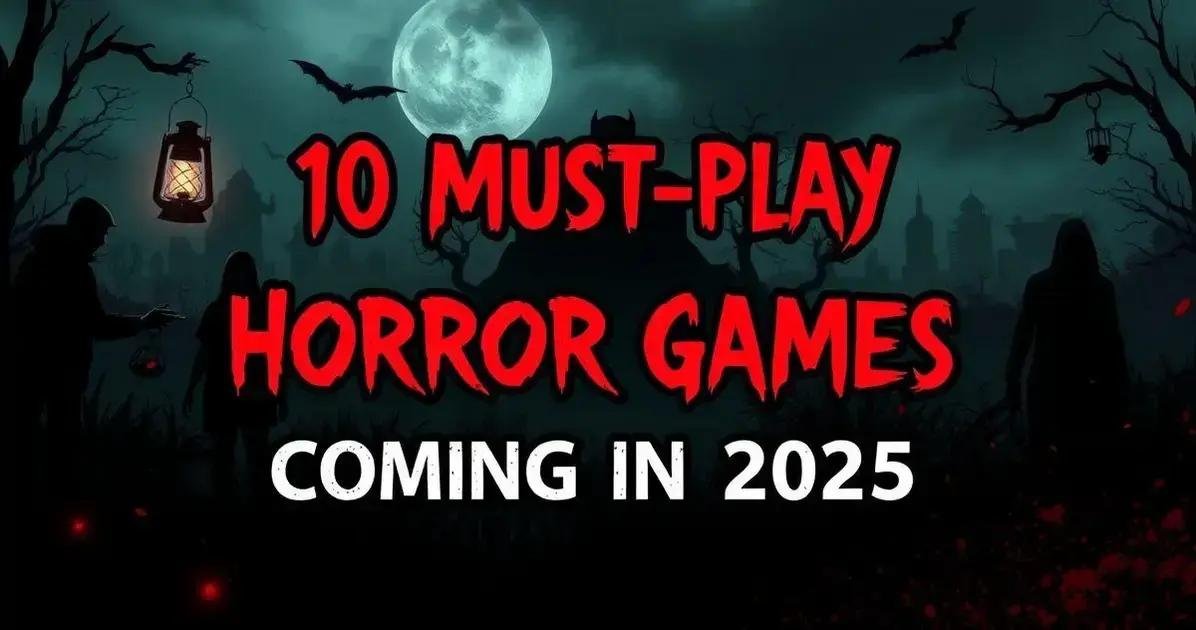 10 Jogos de Terror Imperdíveis que Chegam em 2025