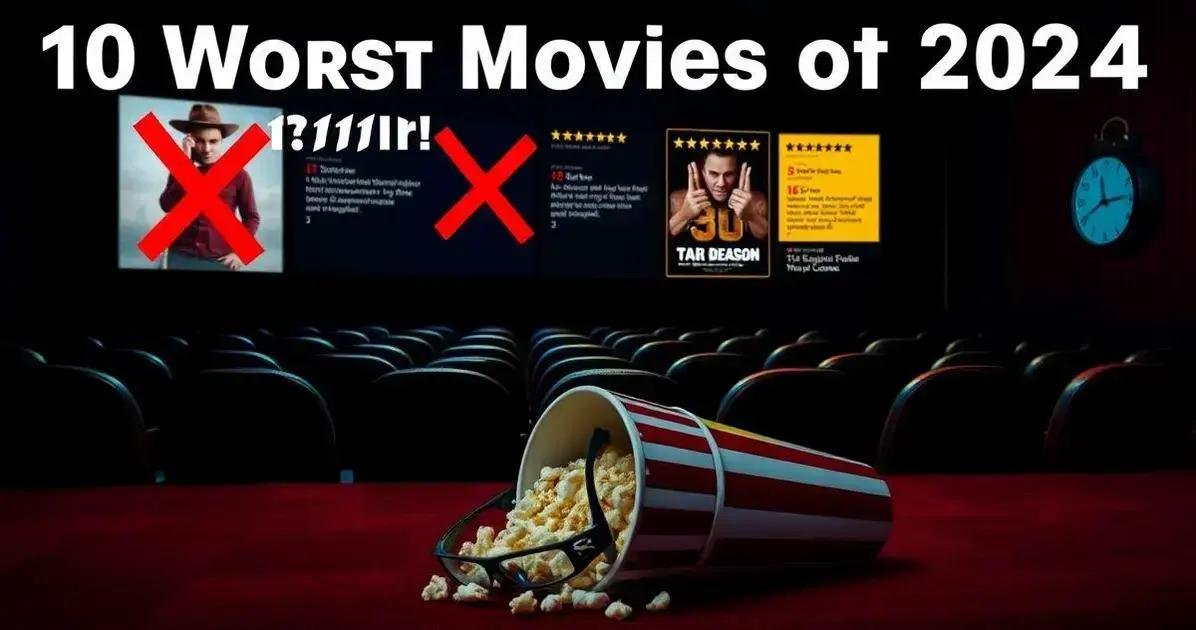 10 Piores Filmes Lançados em 2024 que Você Deve Evitar