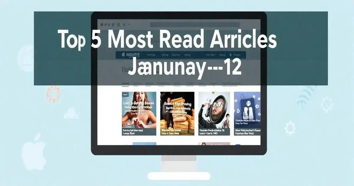 5 Artigos Mais Lidos no MacMagazine: 5 a 12 de Janeiro