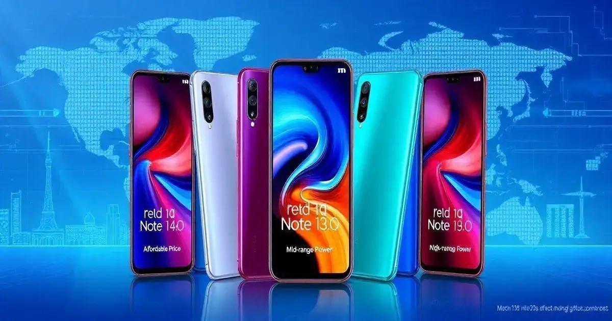 5 Modelos da Série Redmi Note 14 Lançados Globalmente
