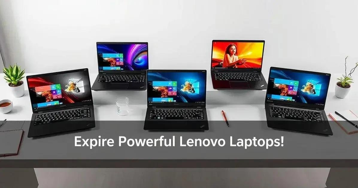 5 Notebooks Lenovo com 8 GB RAM para Conhecer Agora