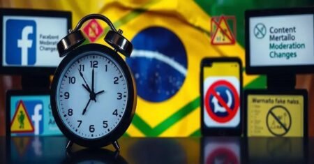 72 Horas para Meta Explicar Mudança na Moderação de Redes Sociais