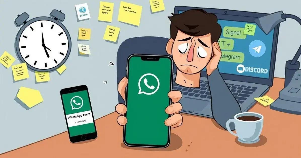 Alternativas ao WhatsApp em Caso de Instabilidade