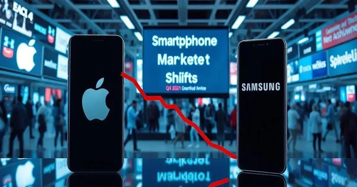 Apple e Samsung: Queda no Mercado de Celulares em 2024
