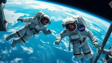 Astronautas da NASA: Primeira Caminhada Espacial Juntos