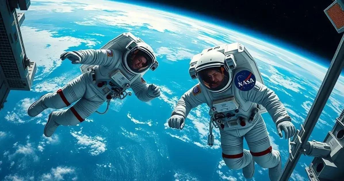 Astronautas da NASA: Primeira Caminhada Espacial Juntos