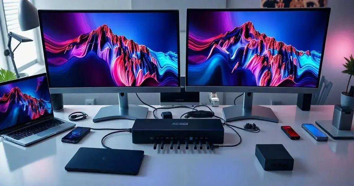ASUS Lança Dock 13 em 1 com Suporte a Monitores 8K