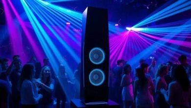 Caixa de som Torre: A nova revolução em áudio da LG