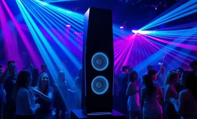 Caixa de som Torre: A nova revolução em áudio da LG