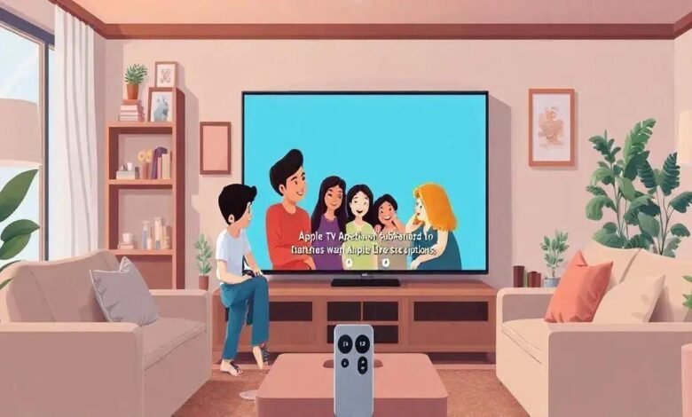 Como Ativar Legendas ao Vivo no FaceTime na Apple TV