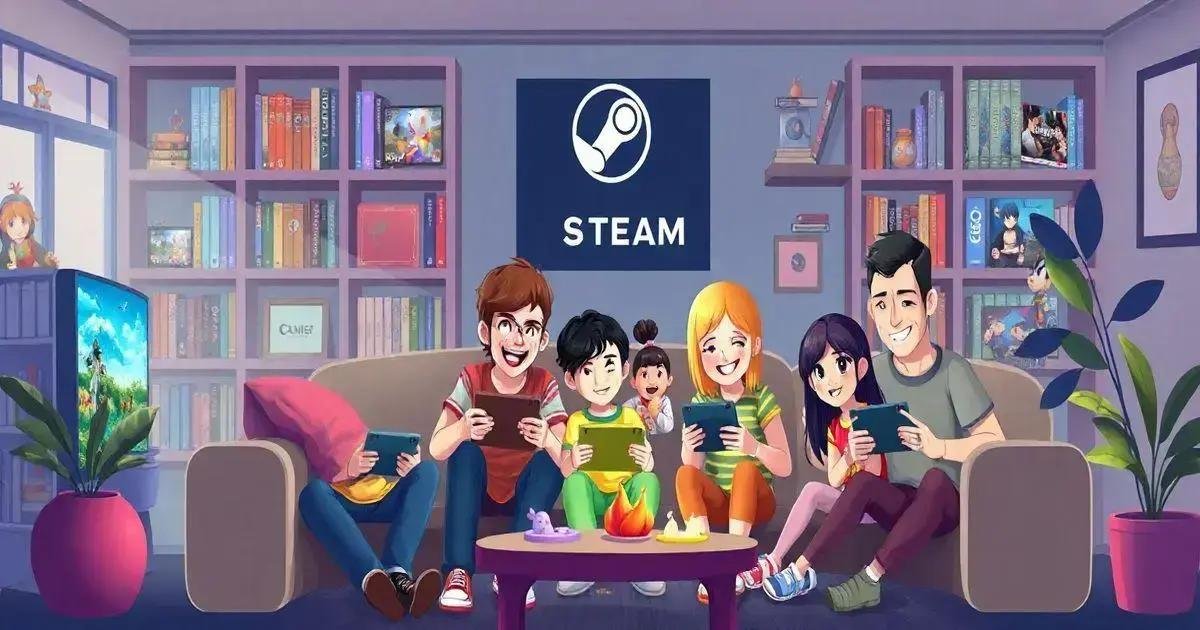 Como Criar uma Família Steam e Compartilhar Jogos