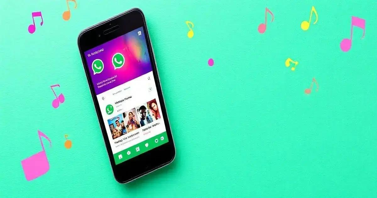 Como Funciona a Nova Função de Música nos Status do WhatsApp