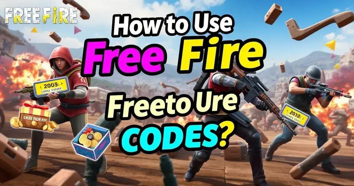 Como usar os códigos Free Fire?