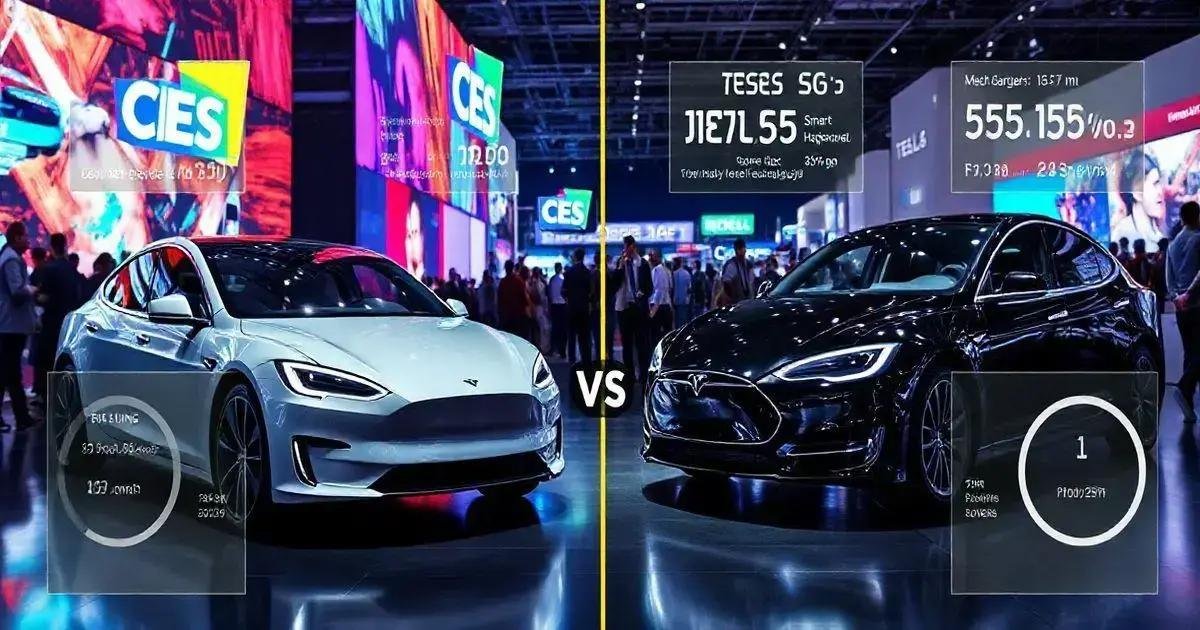 Comparação com o Tesla Model S