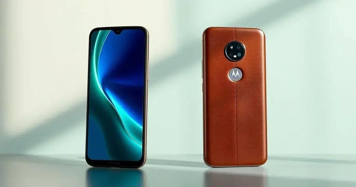 Comparação de Design entre Moto G85 e Moto G75