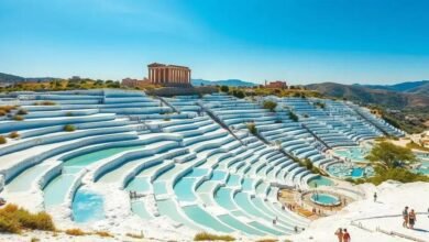 Descubra o Castelo de Algodão: Piscinas e Ruínas na Turquia