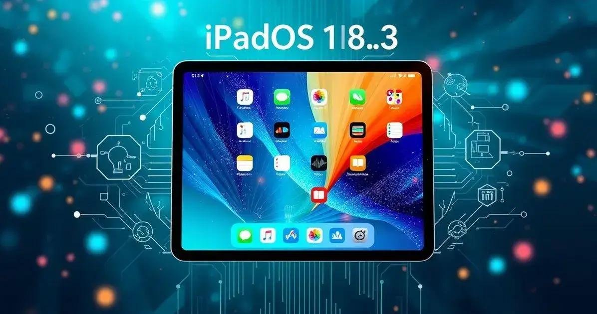 Destaques do iPadOS 18.3