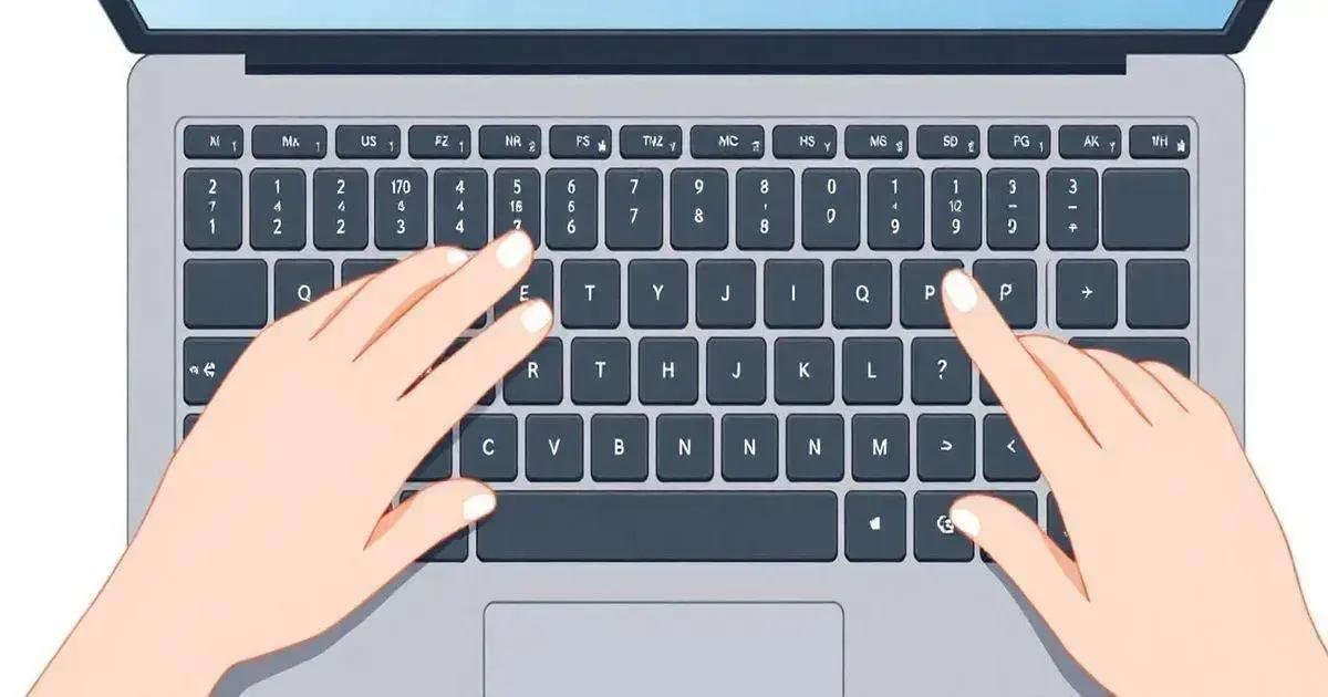 Dicas para quem não tem o teclado numérico