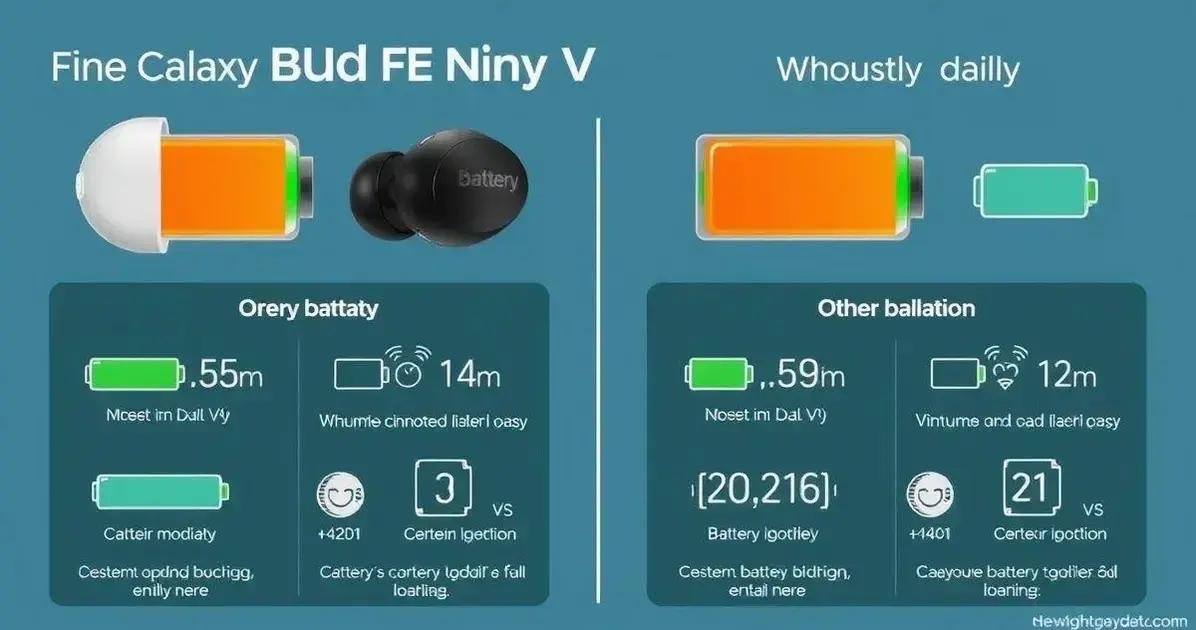 Duração da bateria e comparação com outros modelos