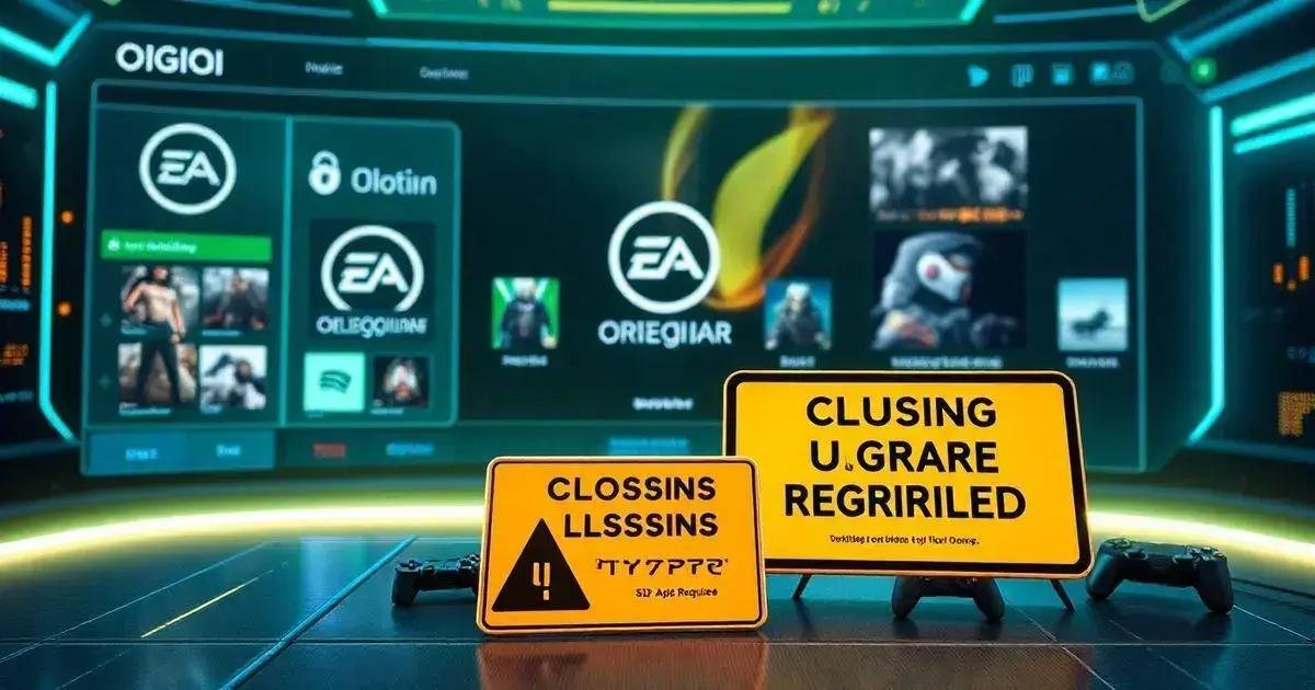 EA Origin será encerrado: O que você precisa saber