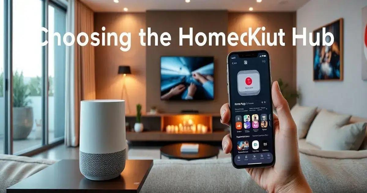 Escolhendo a Central do HomeKit