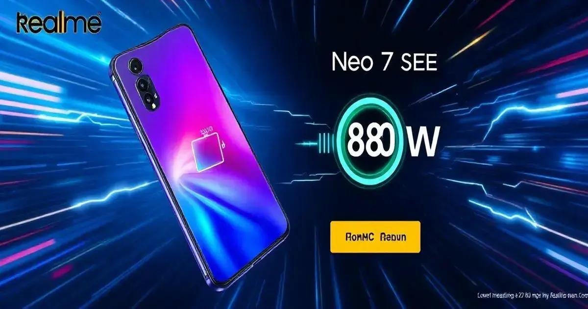 Especificações do Realme Neo 7 SE