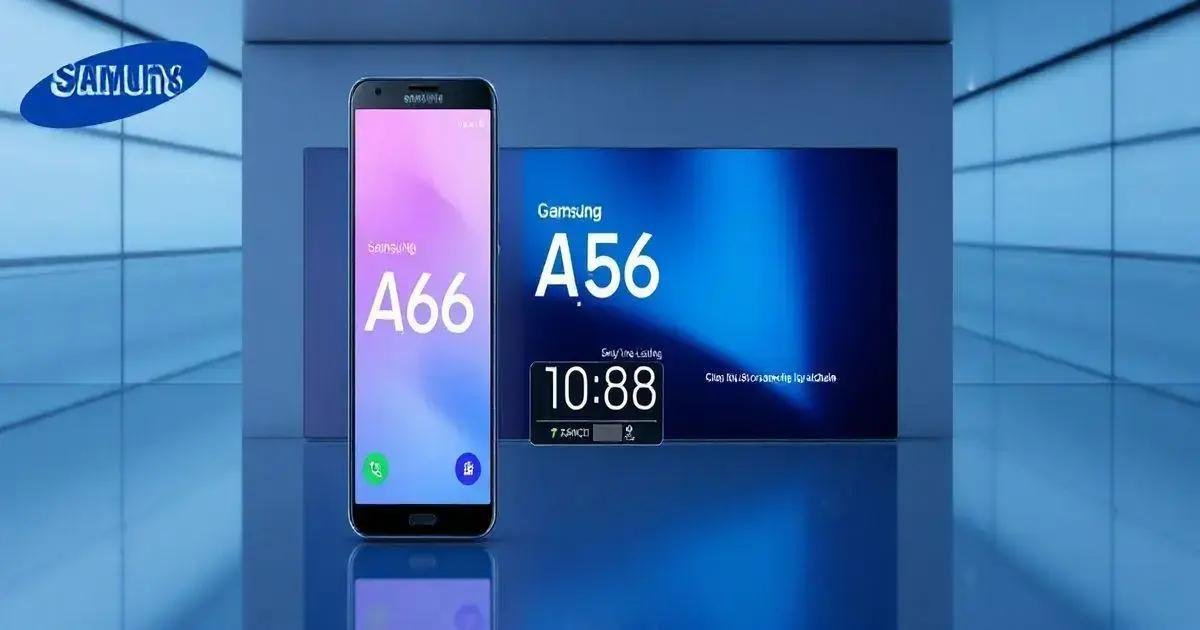 Galaxy A56: Lançamento Imminente com Suporte no Site
