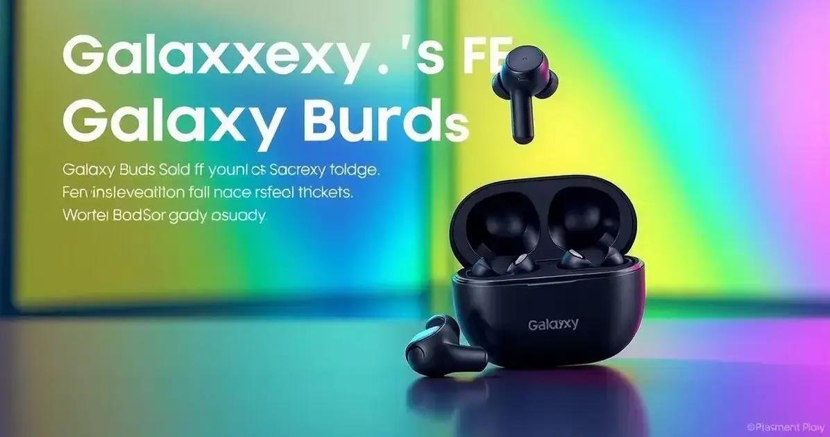 Galaxy Buds FE: O fone que une qualidade e preço acessível