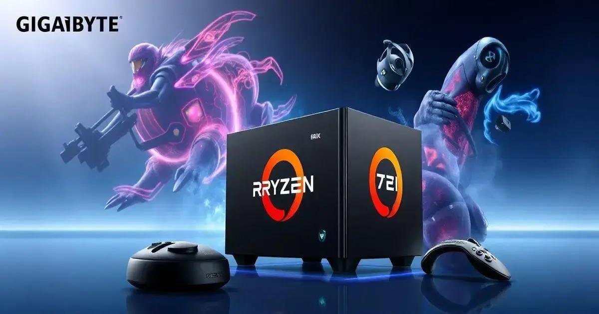GIGABYTE Lança Mini PC BRIX Extreme com Ryzen 8000