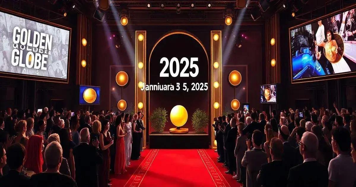 Globo de Ouro 2025: Onde Assistir e Indicados