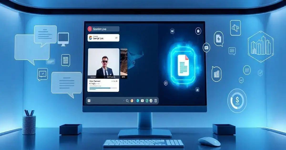 Google Gemini Live: Novas Interações com Vídeos e Arquivos