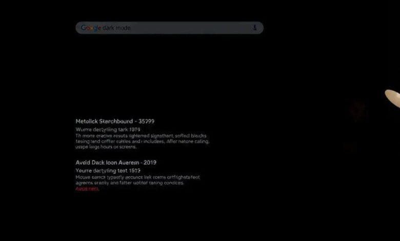 Google Testa Tema Escuro Mais Opaco para Busca