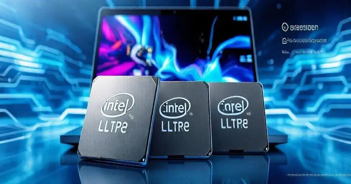 Intel Lança 5 Chips Core Ultra para Notebooks Poderosos