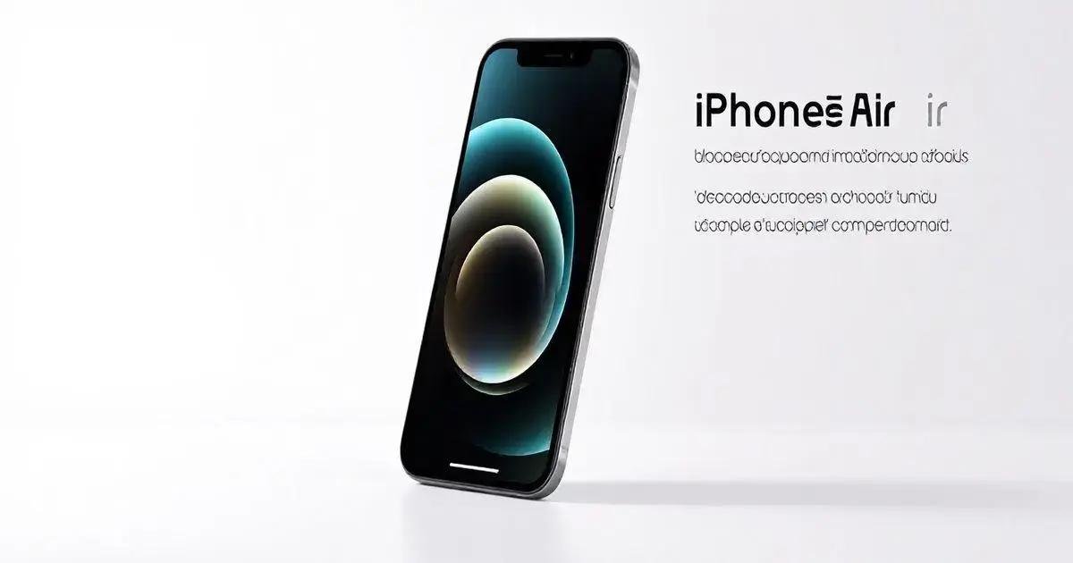 iPhone 17 Air: Preço Surpreendente e Design Inovador