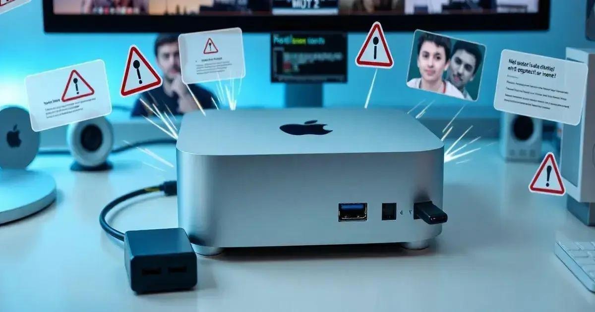 Mac mini (M4) e os Problemas nas Entradas USB-C: O Que Saber