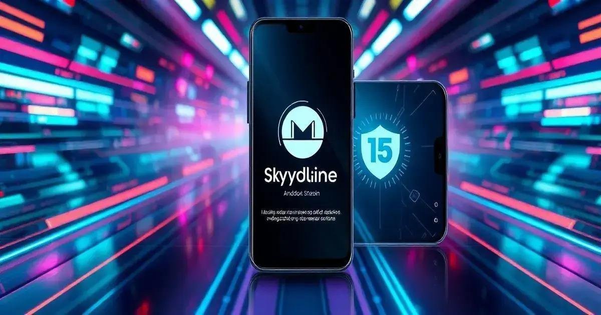 Melhorias do Android 15 no HMD Skyline