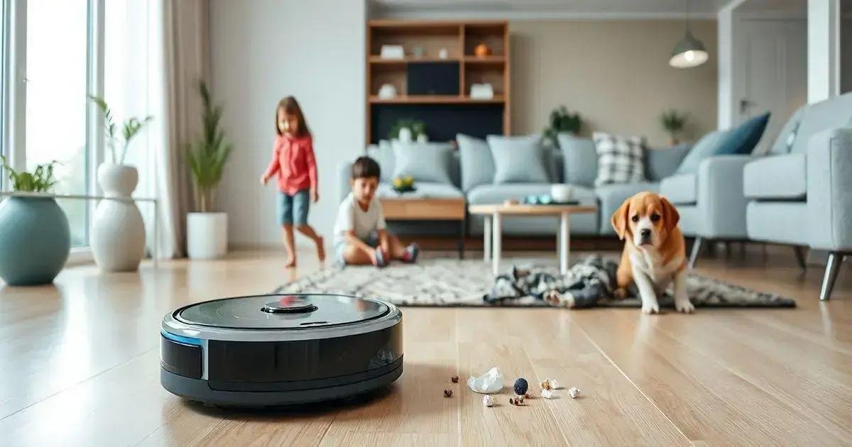 Novo Robô Aspirador: Cata Roupas e Lixo com Estilo