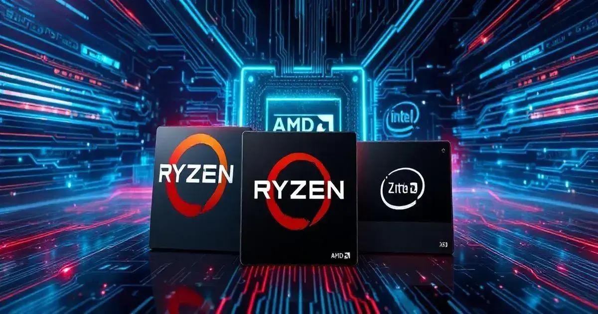 Novos Chips Ryzen da AMD: A Revolução Contra a Intel