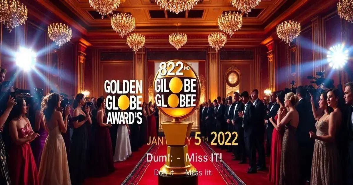 Onde e Quando Assistir ao Globo de Ouro 2025?