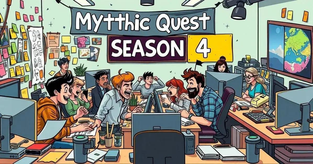 Quarta Temporada de Mythic Quest: O Que Esperar