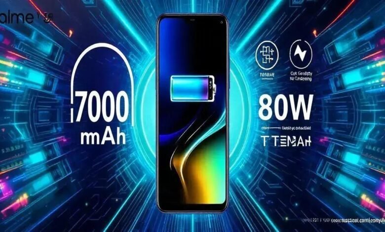 Realme Neo 7 SE: Bateria de 7.000 mAh e Carga Rápida de 80W