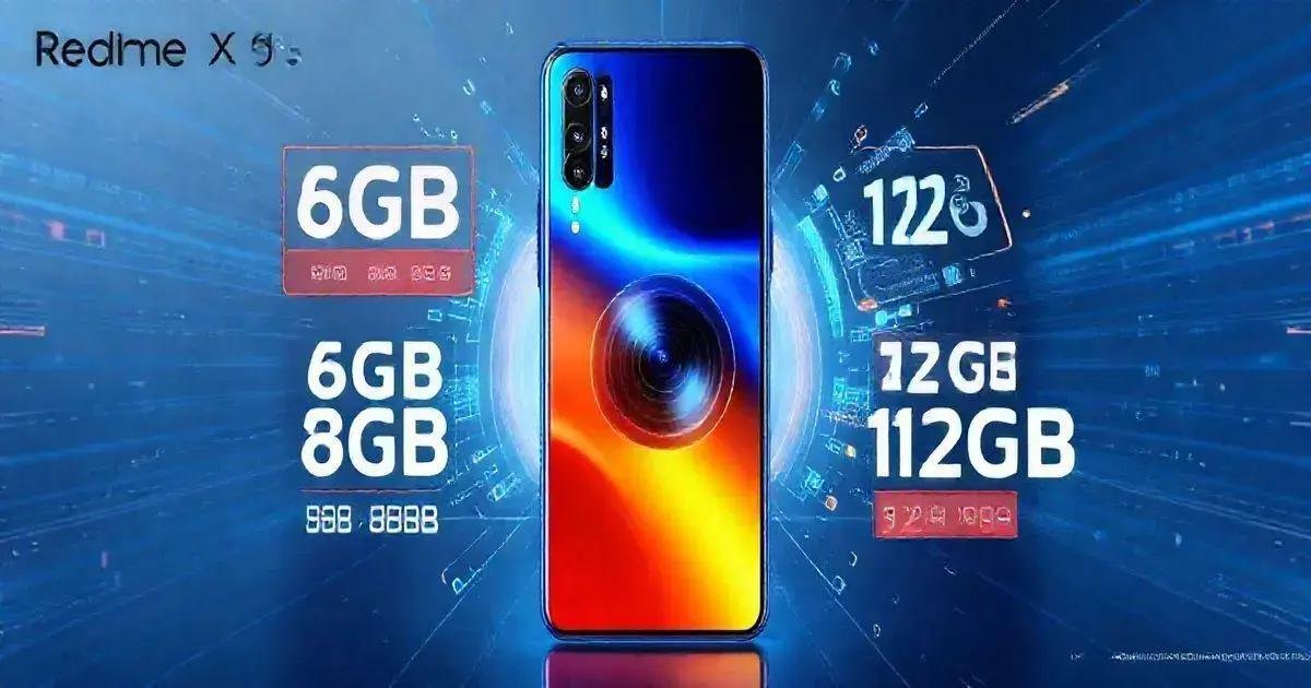 Realme P3X 5G: Cores, RAM e Armazenamento Revelados