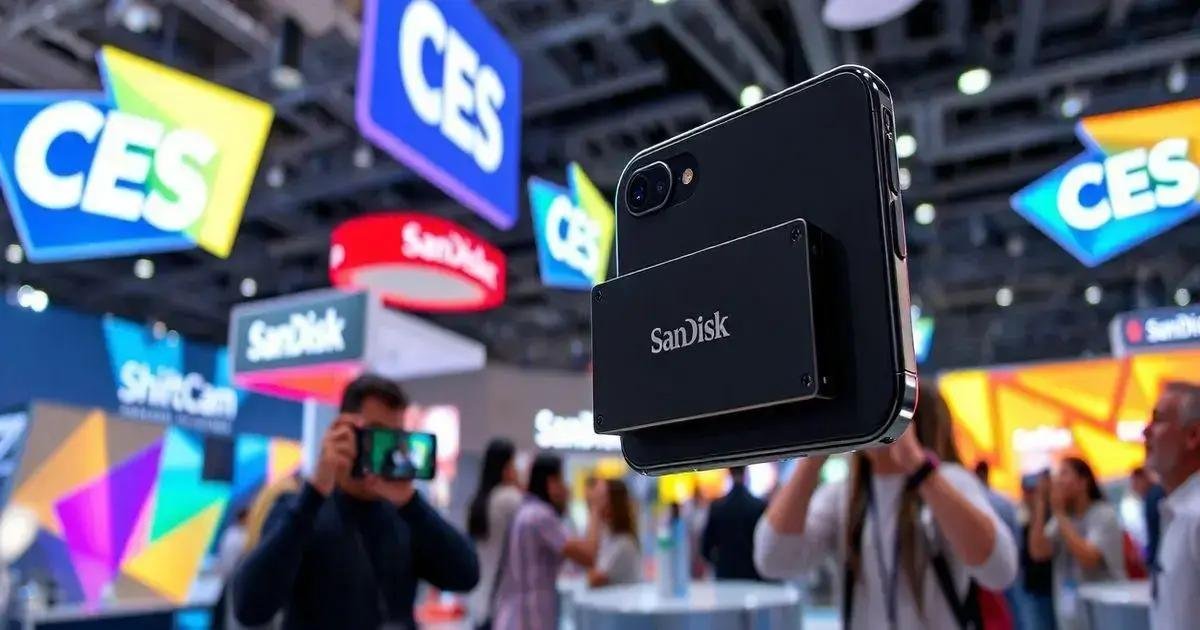 SanDisk e ShiftCam: SSDs Acopláveis ao iPhone na CES 2025