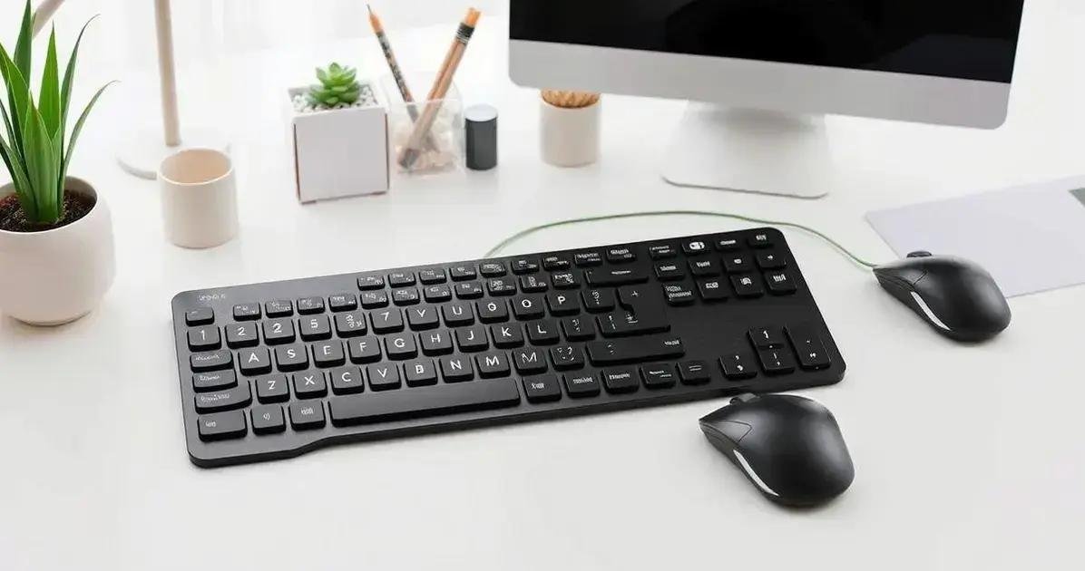 Top 5 Kits de Teclado e Mouse Bluetooth para 2025