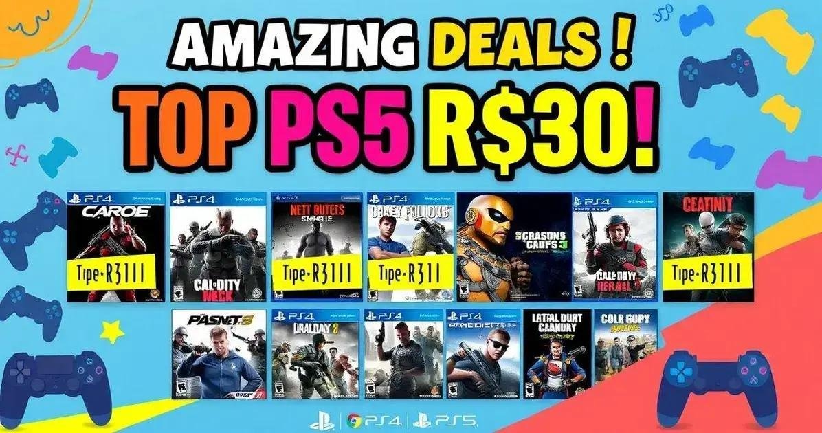 Top Jogos de PS5 por Menos de R$ 30