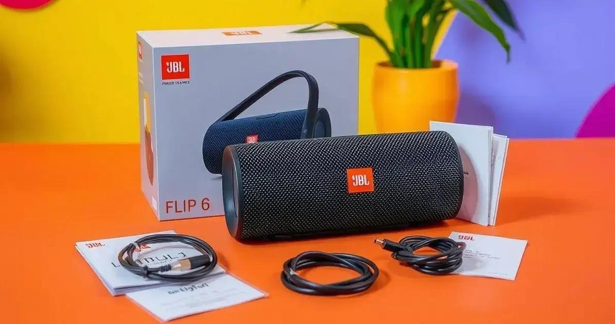 Unboxing da JBL Flip 6